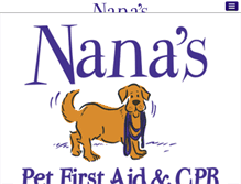 Tablet Screenshot of nanaspetfirstaidandcpr.com
